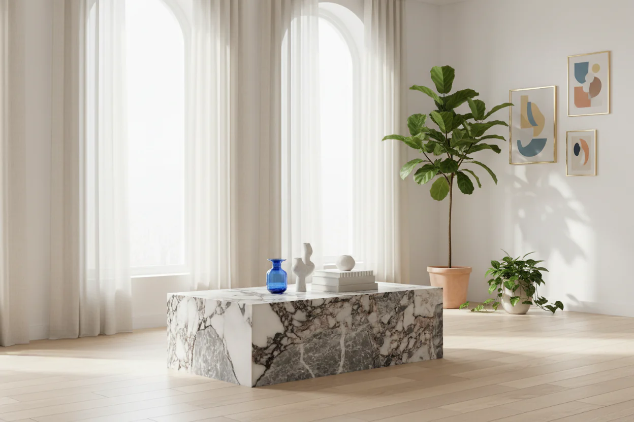 Serenity Marble Coffee Table - Image 2