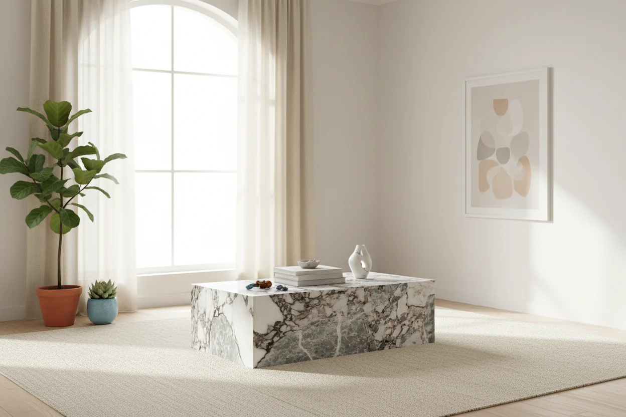 Serenity Marble Coffee Table - Image 3