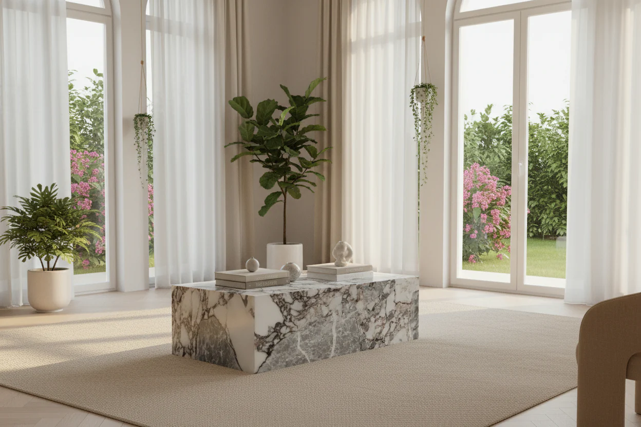 Serenity Marble Coffee Table - Image 5