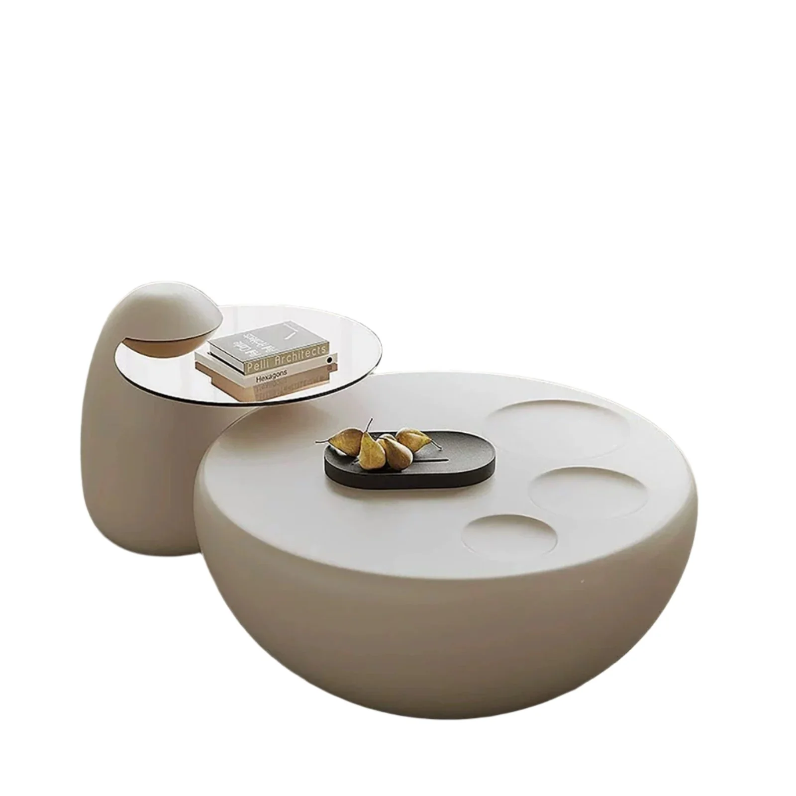 Serenity Pebble Coffee Table Set - Image 14