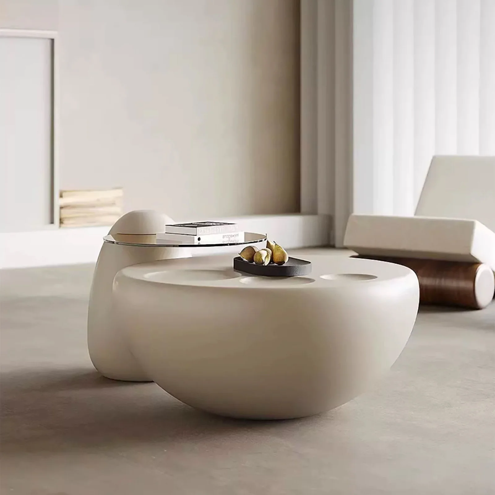 Serenity Pebble Coffee Table Set - Image 3