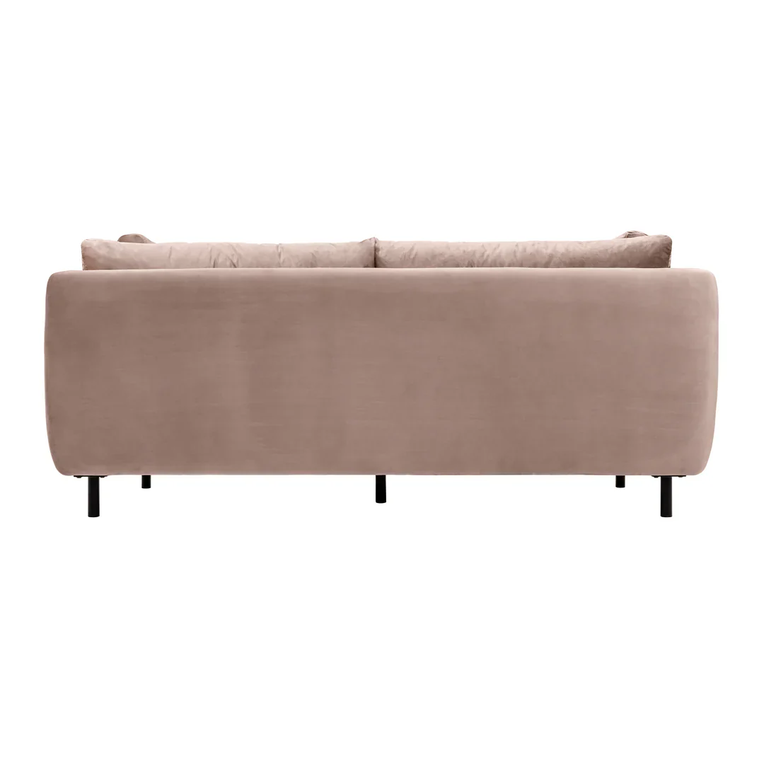 Serenity Taupe Velvet Sofa - Image 11