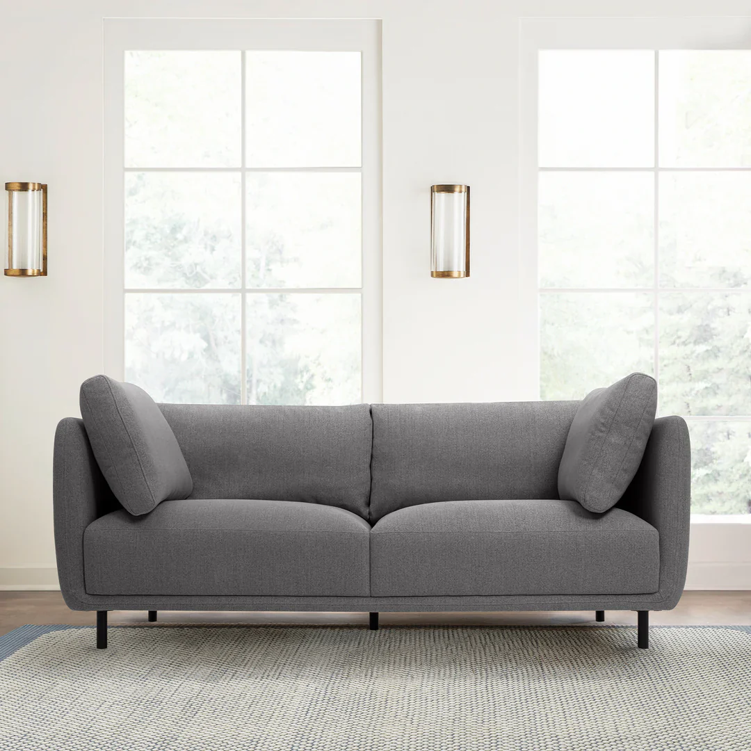 Serenity Taupe Velvet Sofa - Image 14