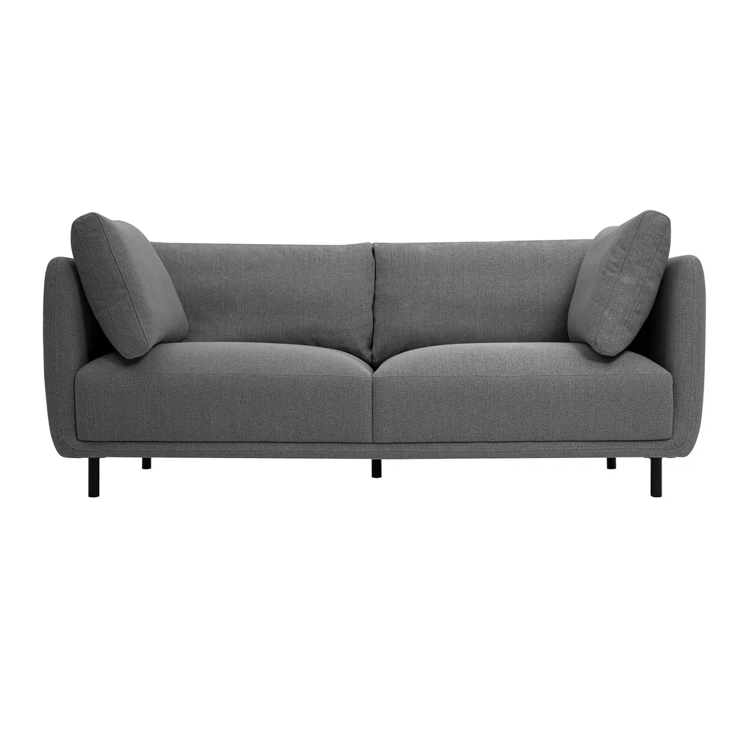 Serenity Taupe Velvet Sofa - Image 15