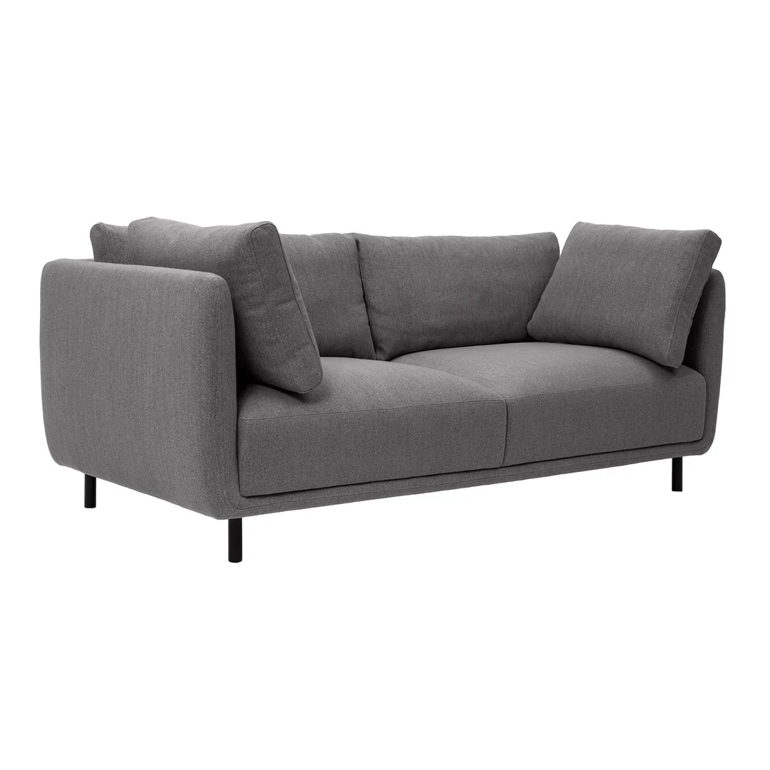 Serenity Taupe Velvet Sofa - Image 16