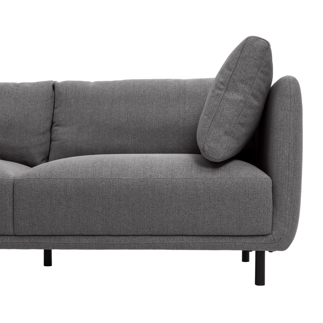 Serenity Taupe Velvet Sofa - Image 18