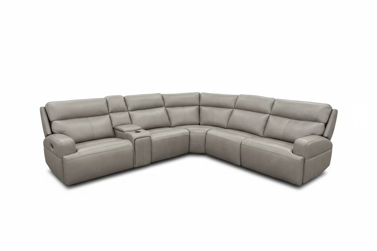 Sereno Reclining Sectional w/ Massaging Function - Image 3