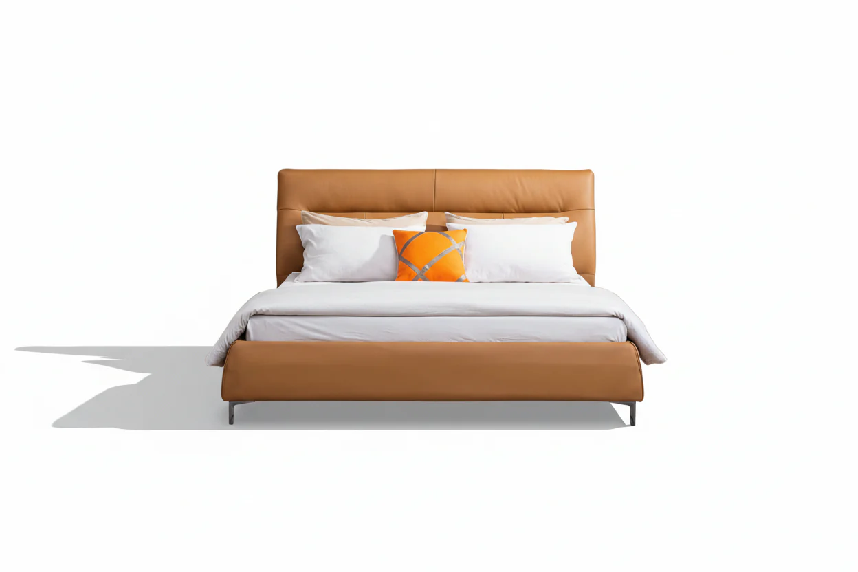 Sienna Modern Leather Bed