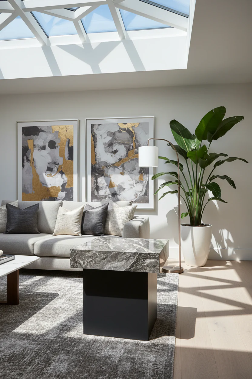 Sierra Marble End Table - Image 4