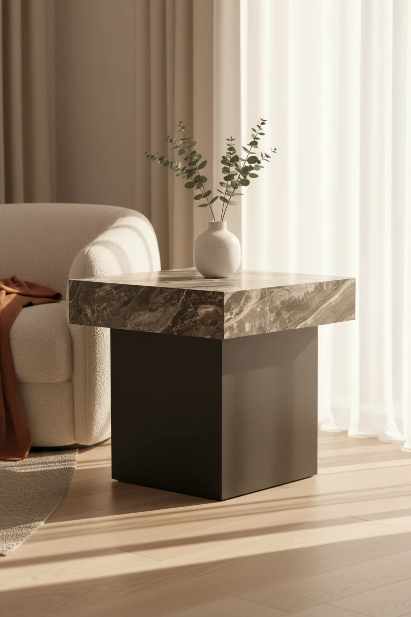 Sierra Marble End Table - Image 7