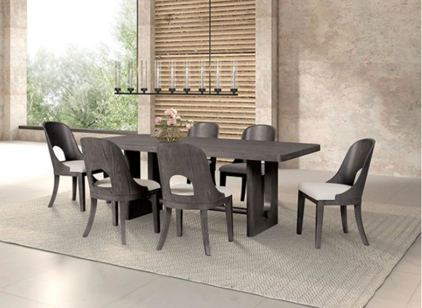 Silver Lining Rectangular Dining Table - Image 6
