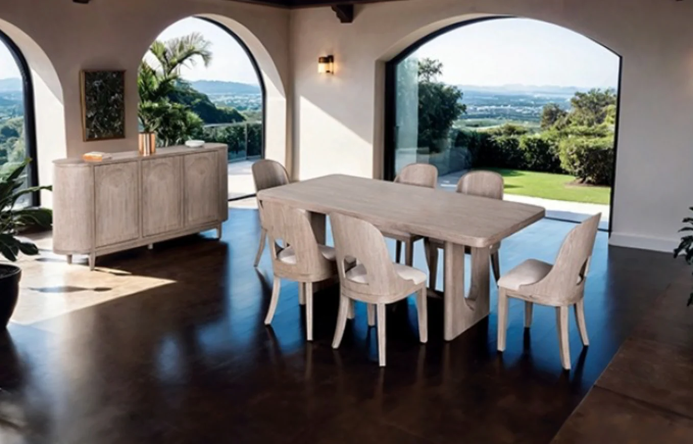 Silver Lining Rectangular Dining Table - Image 8