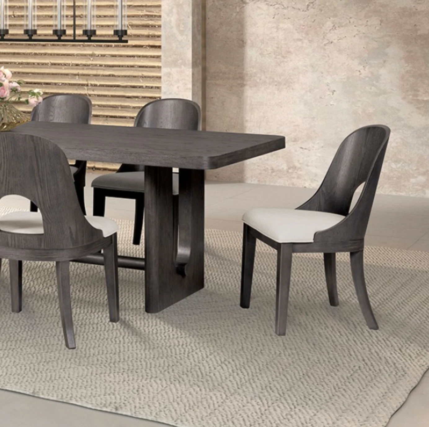 Silver Lining Rectangular Dining Table - Image 9