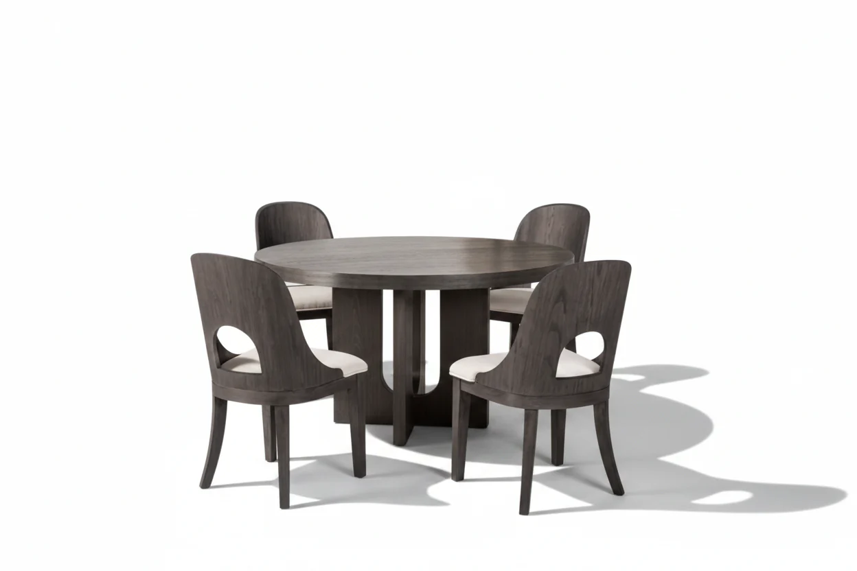 Silver Lining Round Dining Table