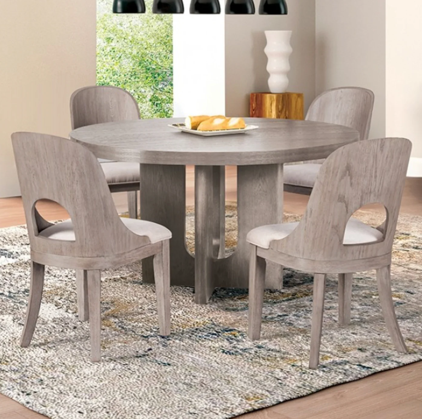 Silver Lining Round Dining Table - Image 11