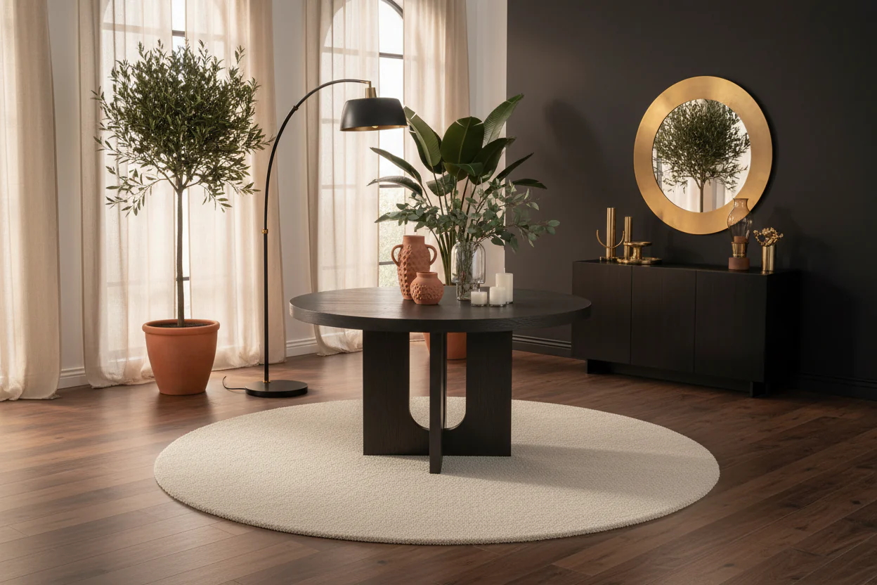 Silver Lining Round Dining Table - Image 3
