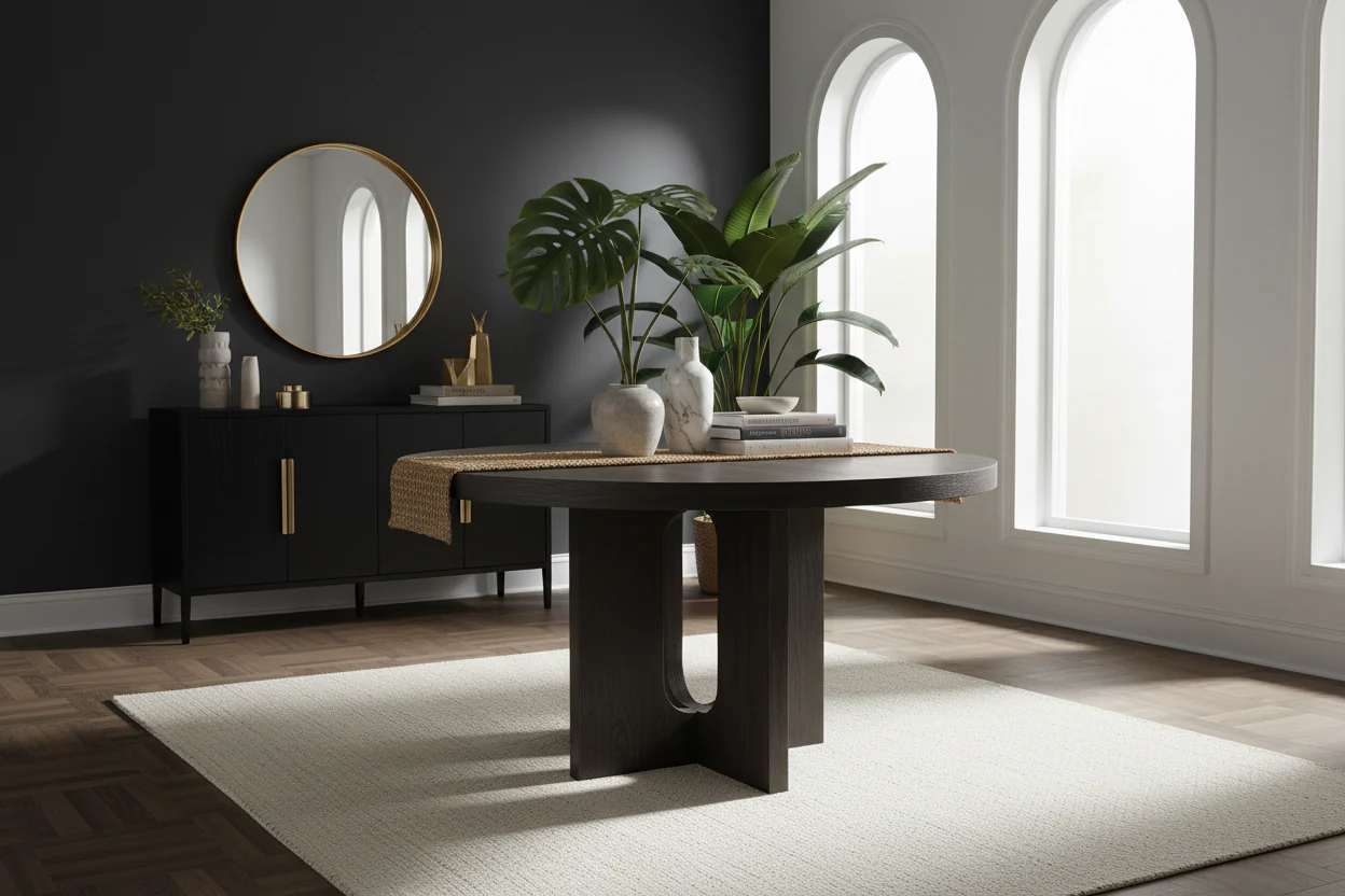 Silver Lining Round Dining Table - Image 4
