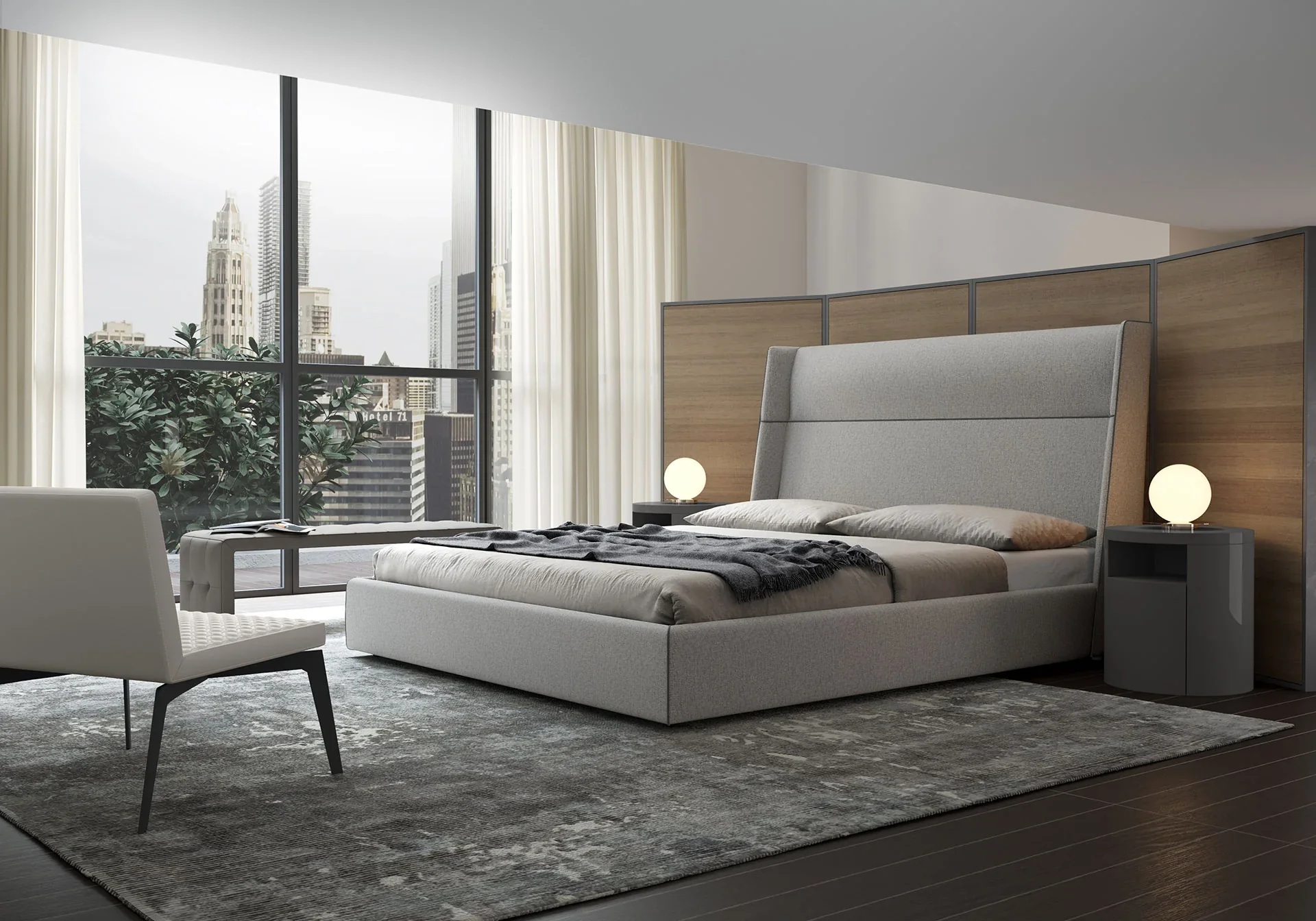 Simplicity High Back Bed - Image 3