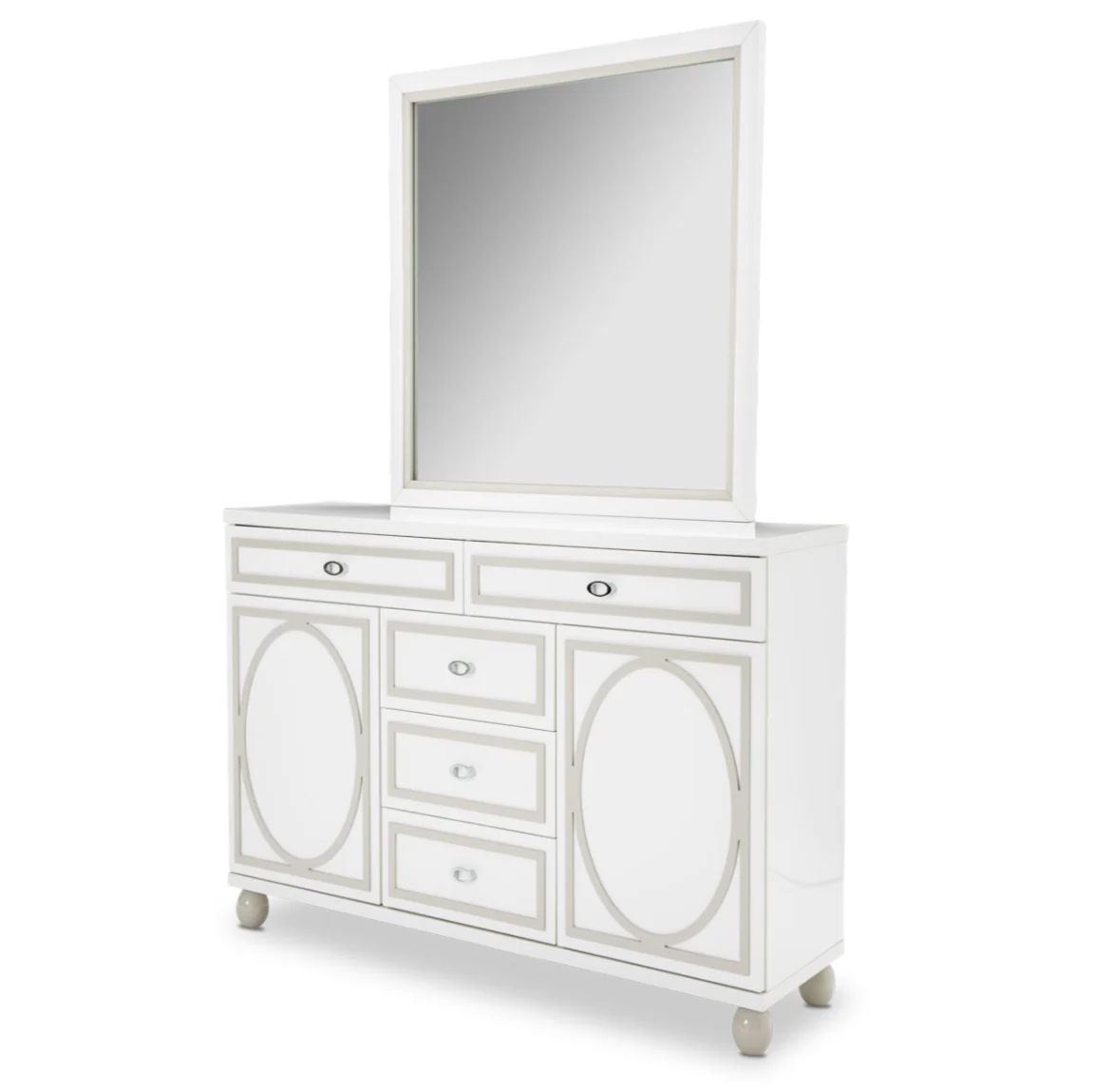 Sky Tower Dresser with Mirror