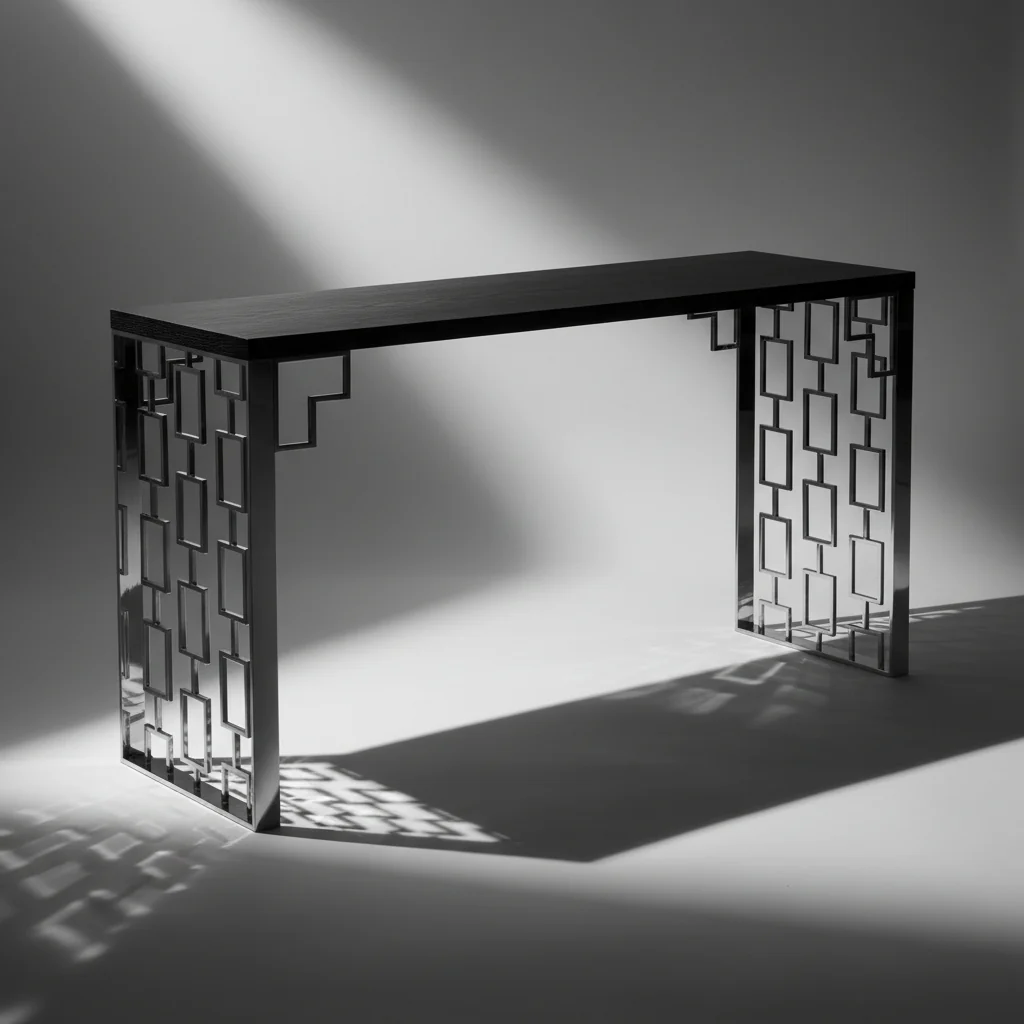 Skyline Geometric Console Table - Image 2