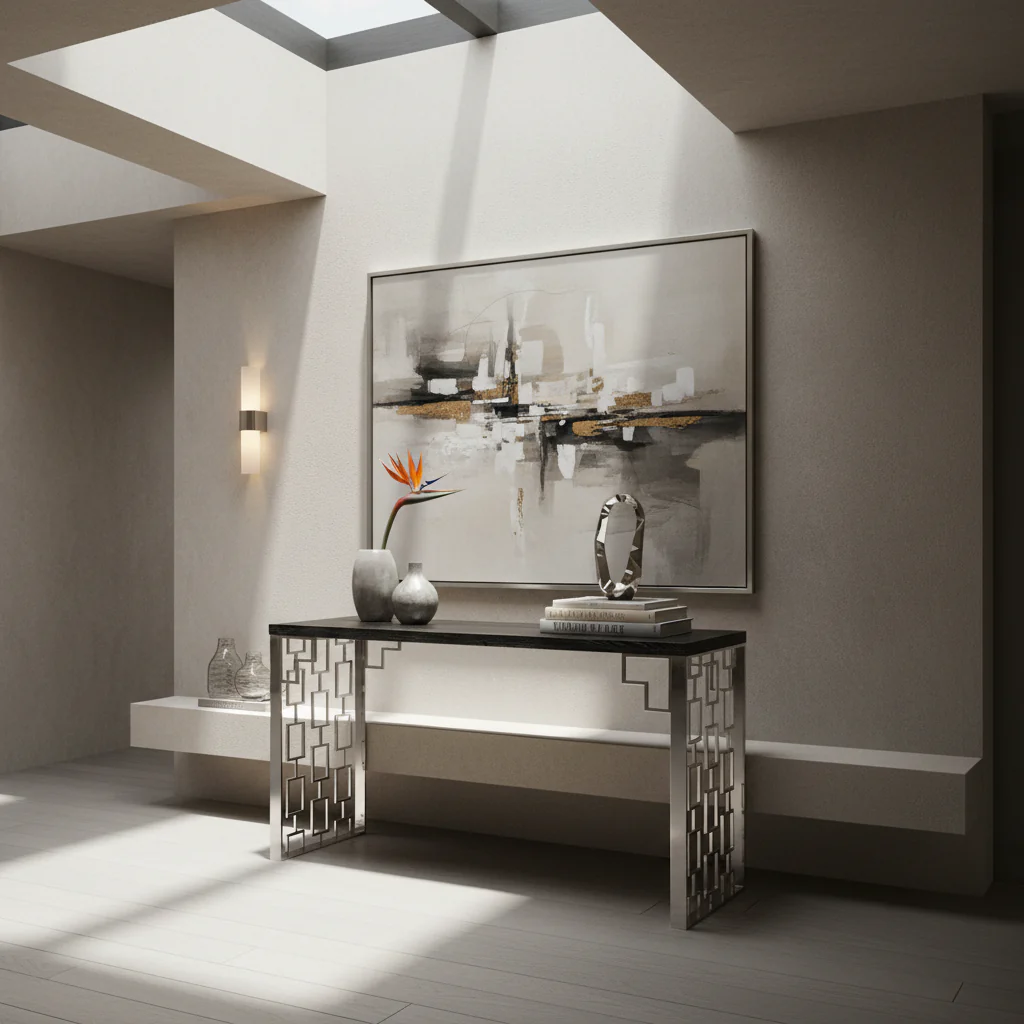 Skyline Geometric Console Table - Image 4