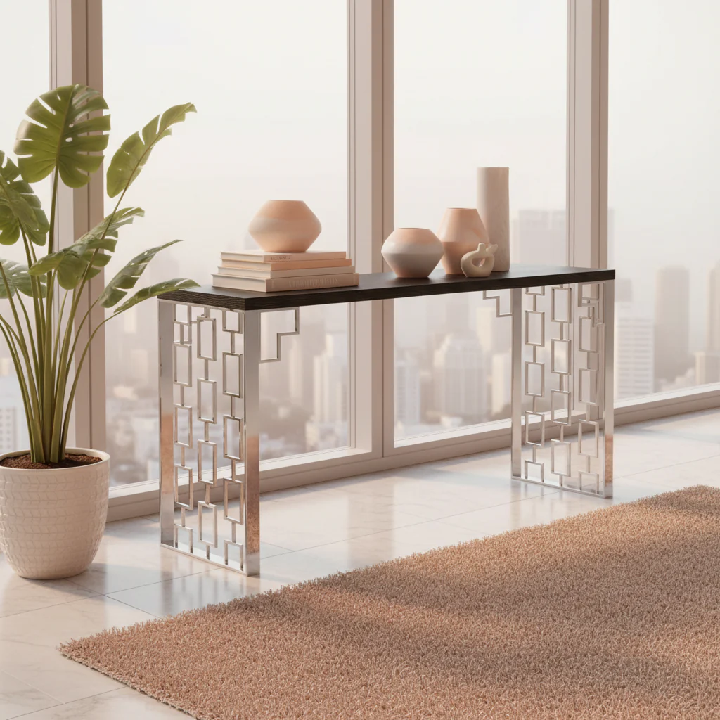 Skyline Geometric Console Table - Image 5
