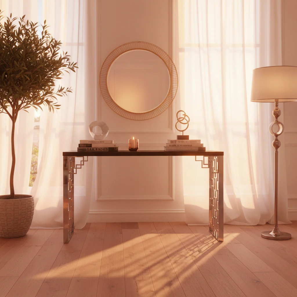 Skyline Geometric Console Table - Image 7