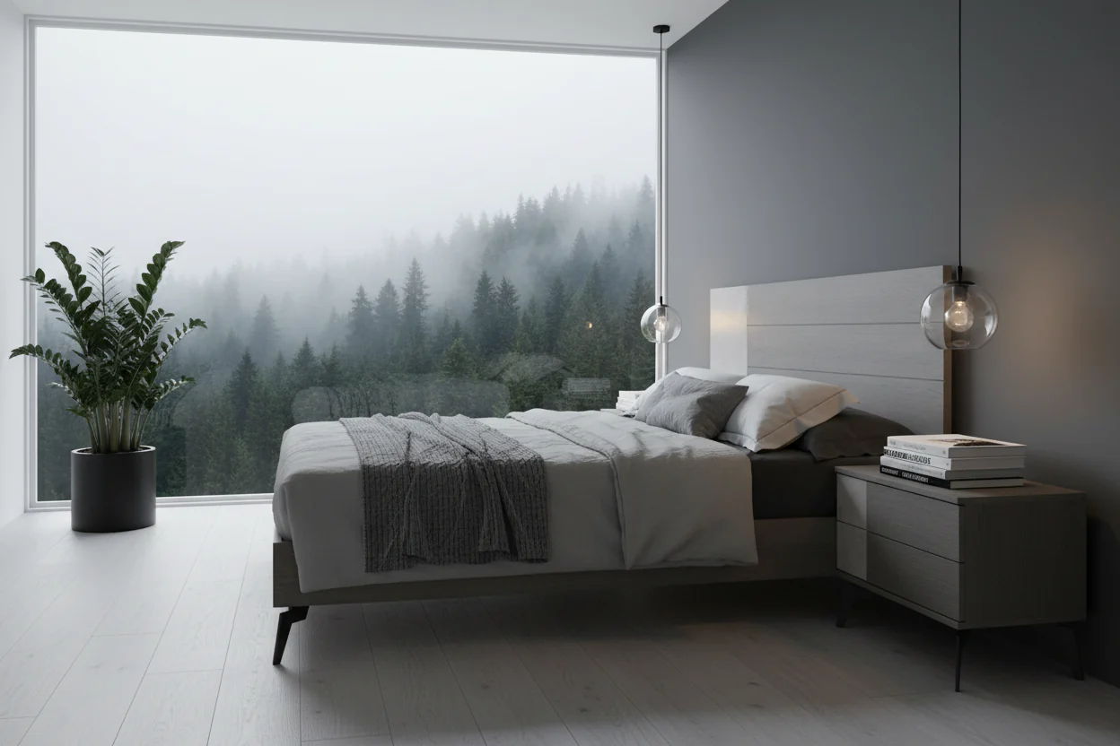 Slate Upholstered Bed - Image 4