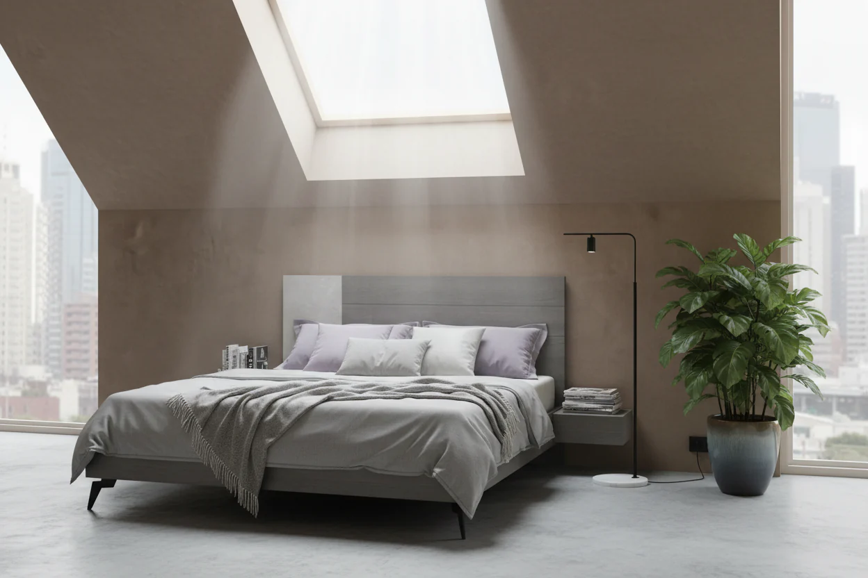 Slate Upholstered Bed - Image 9