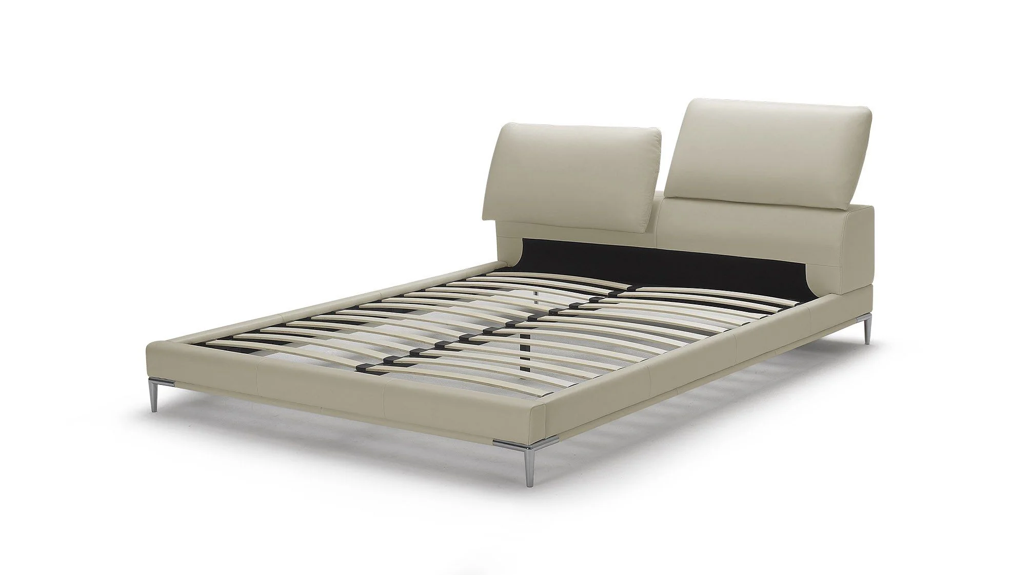 Sleek Horizon Leather Bed - Image 11