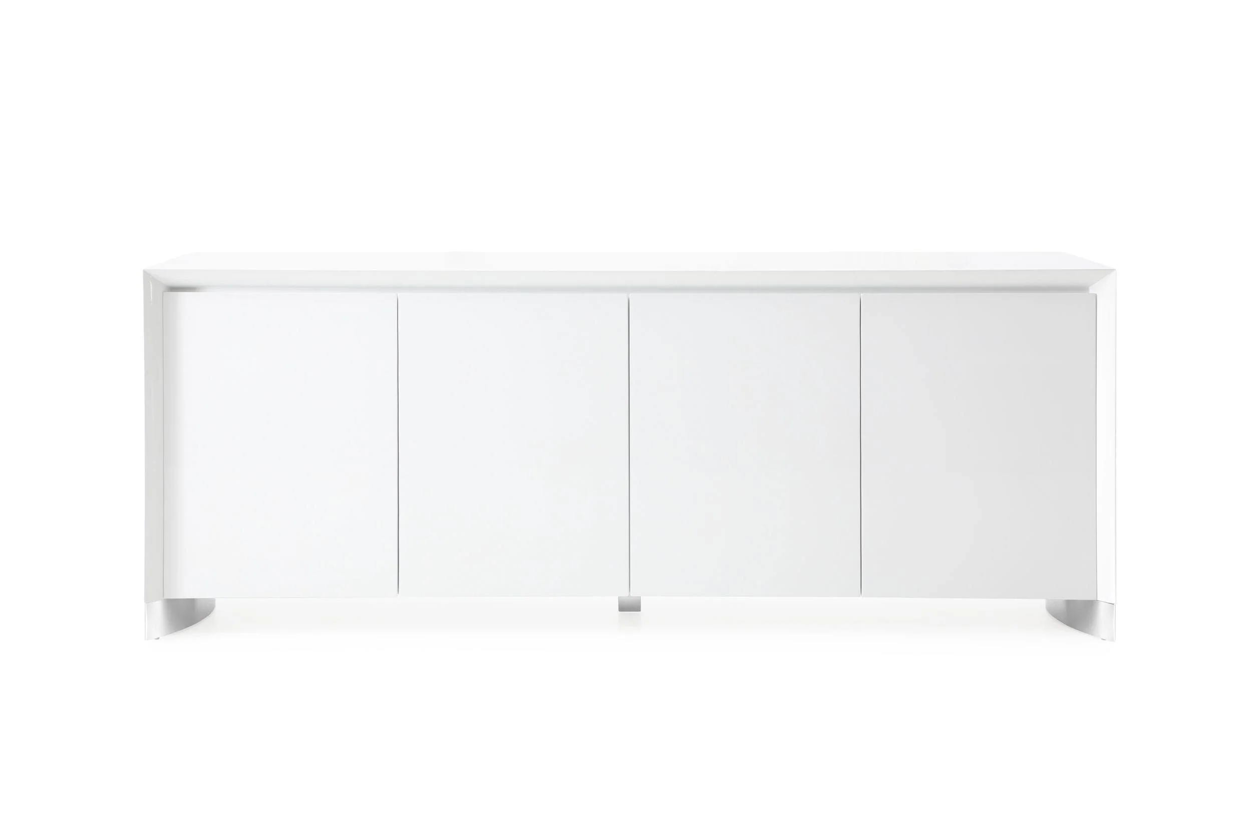 Sleek White Buffet
