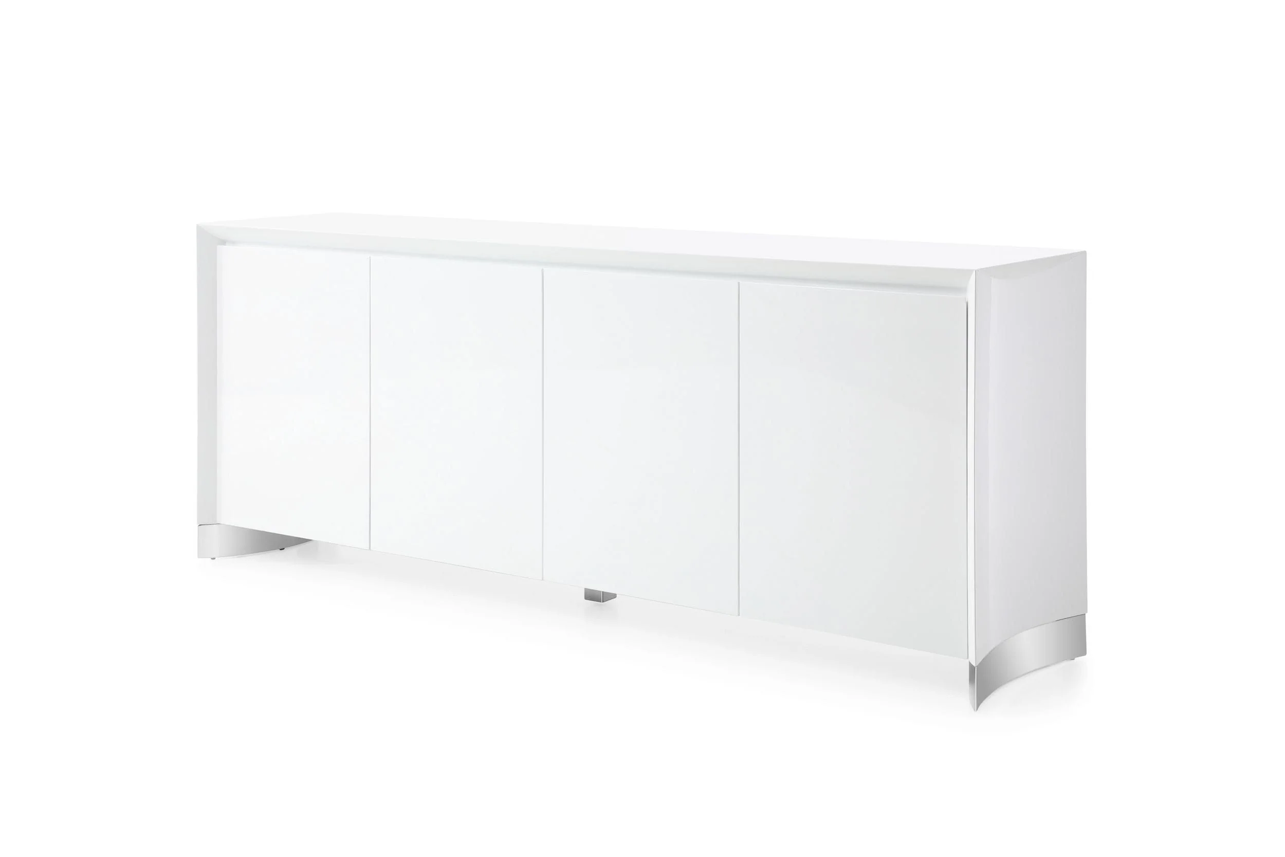 Sleek White Buffet - Image 2