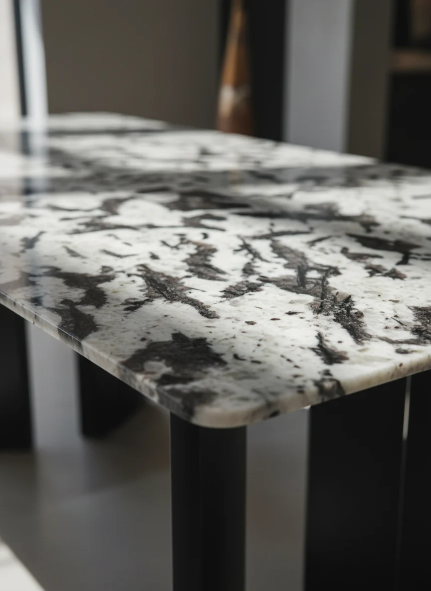 Snowpeak Marble Dining Table - Image 2