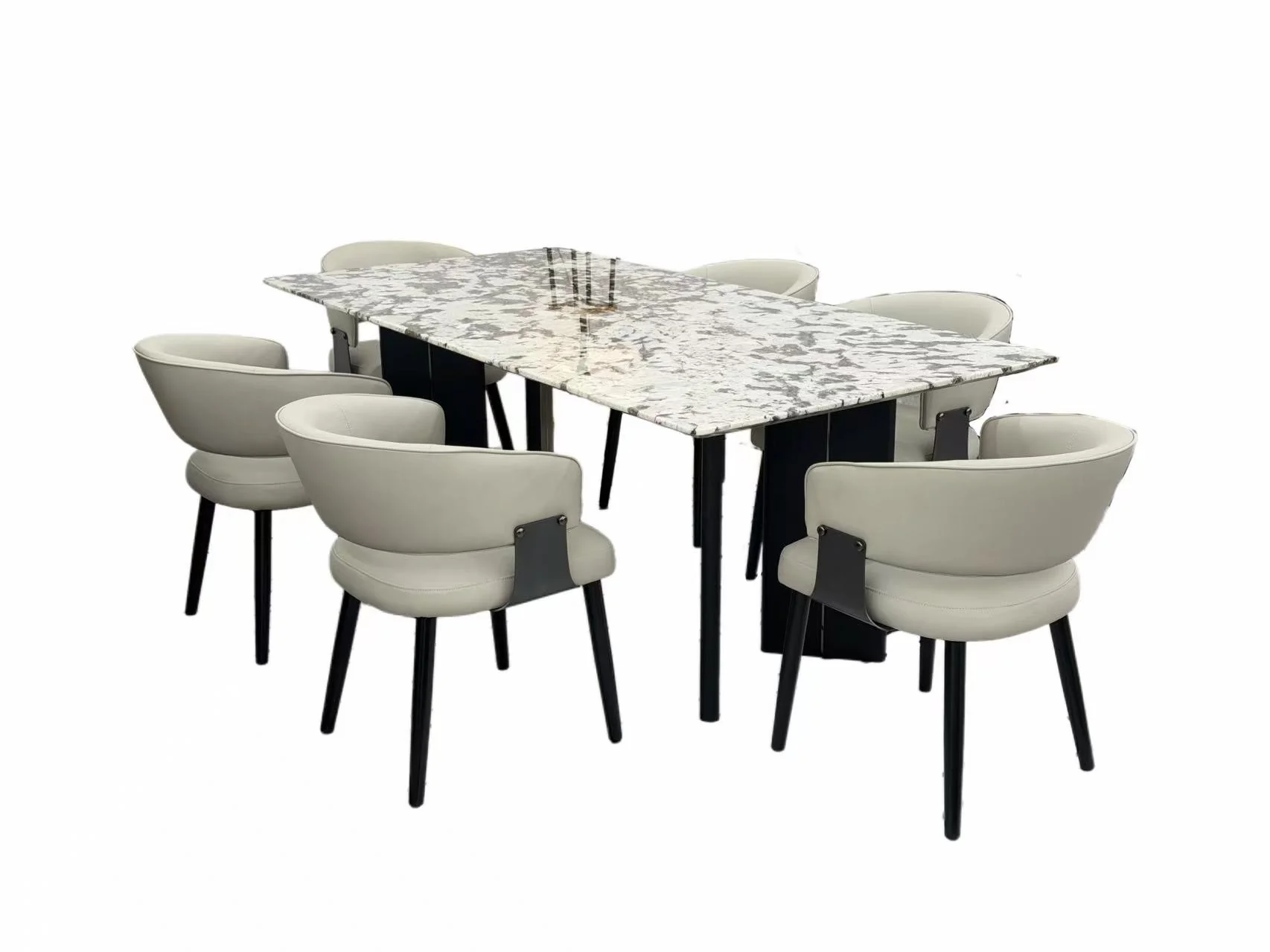 Snowpeak Marble Dining Table - Image 4
