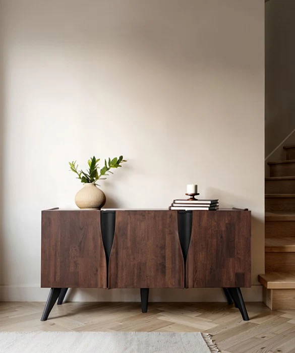 Sobral Mid-Century Modern Sideboard – Rich Walnut - Image 3