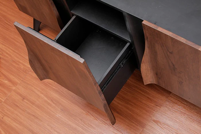 Sobral Mid-Century Modern Sideboard – Rich Walnut - Image 6