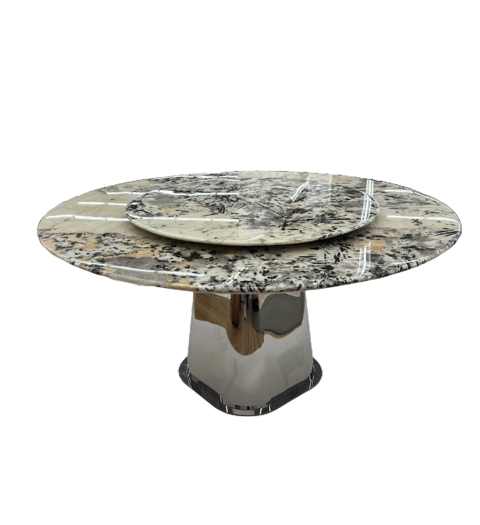 Sofita Beige Marble Dining Table - Image 5