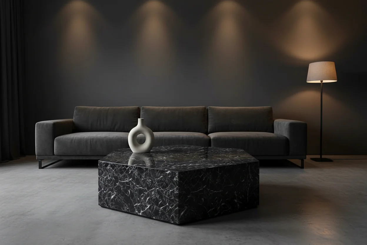 Sombre Hexagon Coffee Table - Image 2
