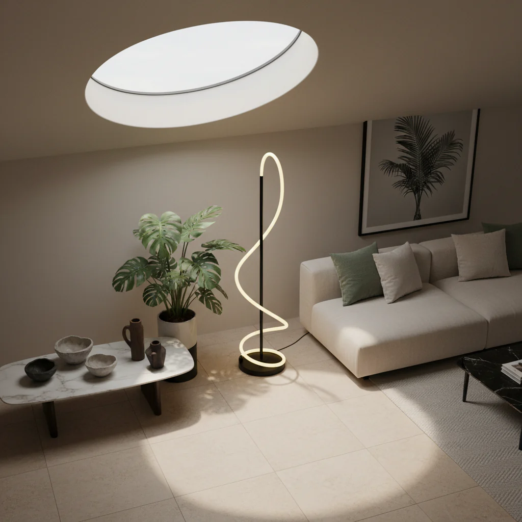 Spiral Glow LED Floor Lamp - Image 10