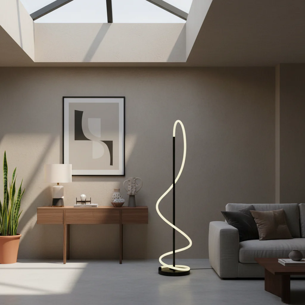 Spiral Glow LED Floor Lamp - Image 11