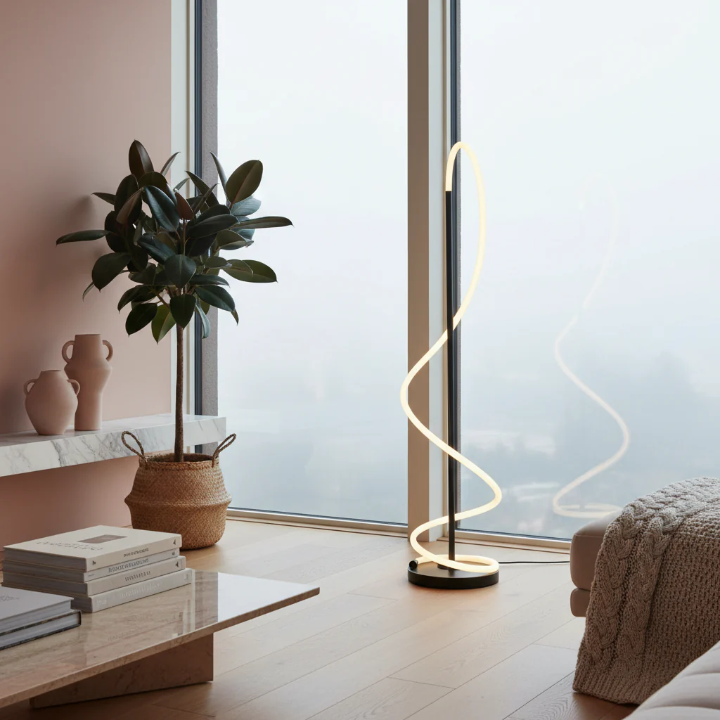 Spiral Glow LED Floor Lamp - Image 13
