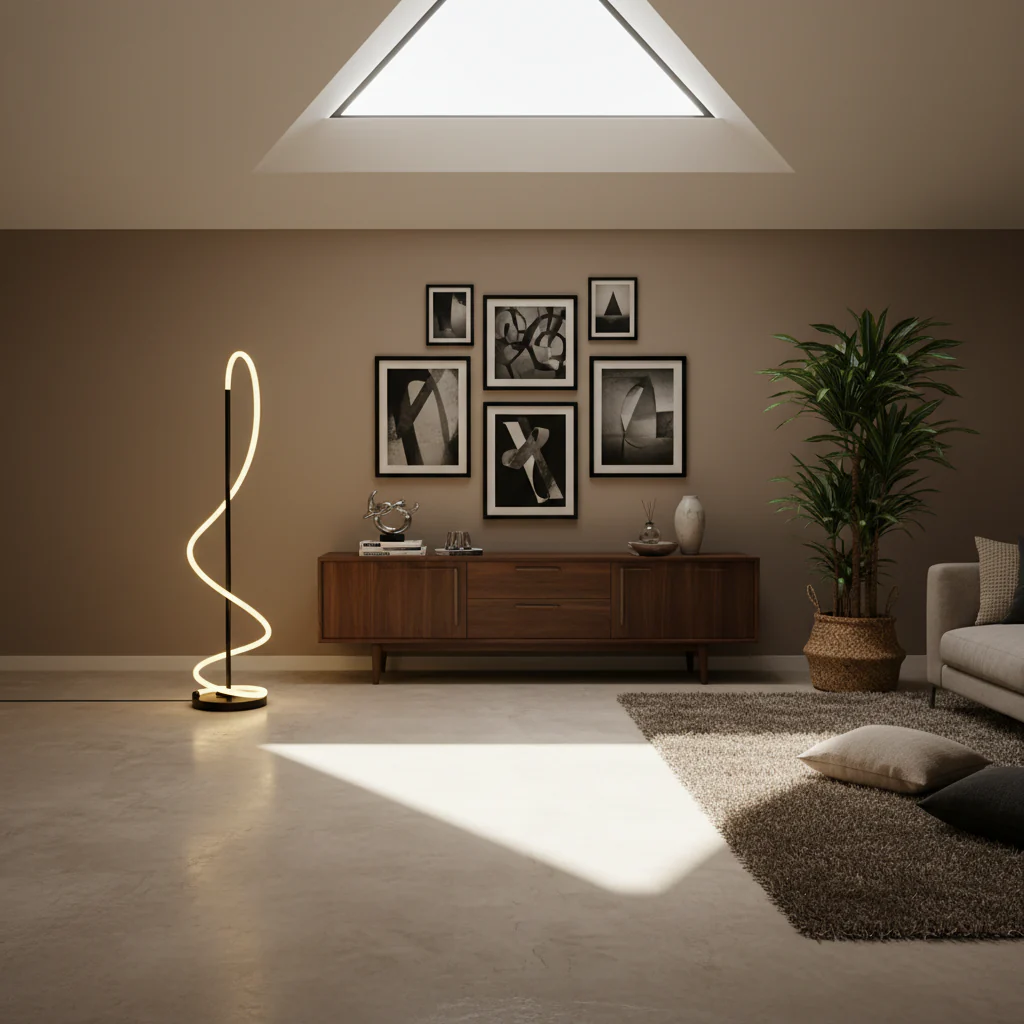 Spiral Glow LED Floor Lamp - Image 6