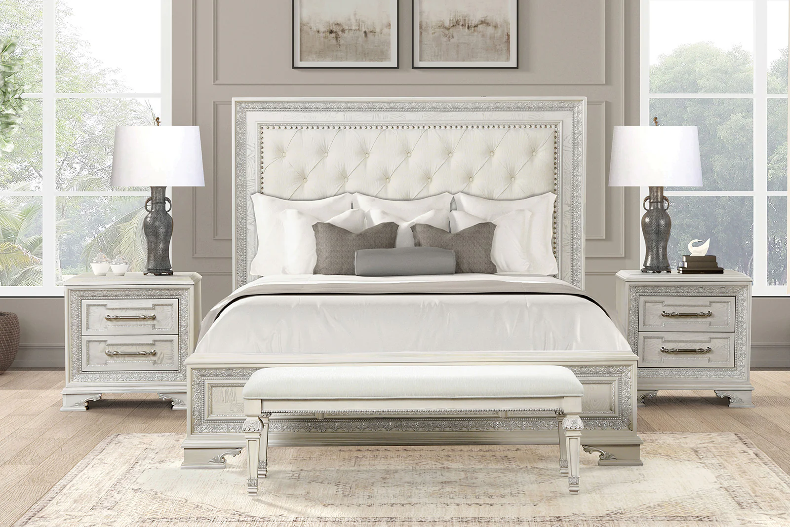 Stella Mia Traditional Bench - Image 4