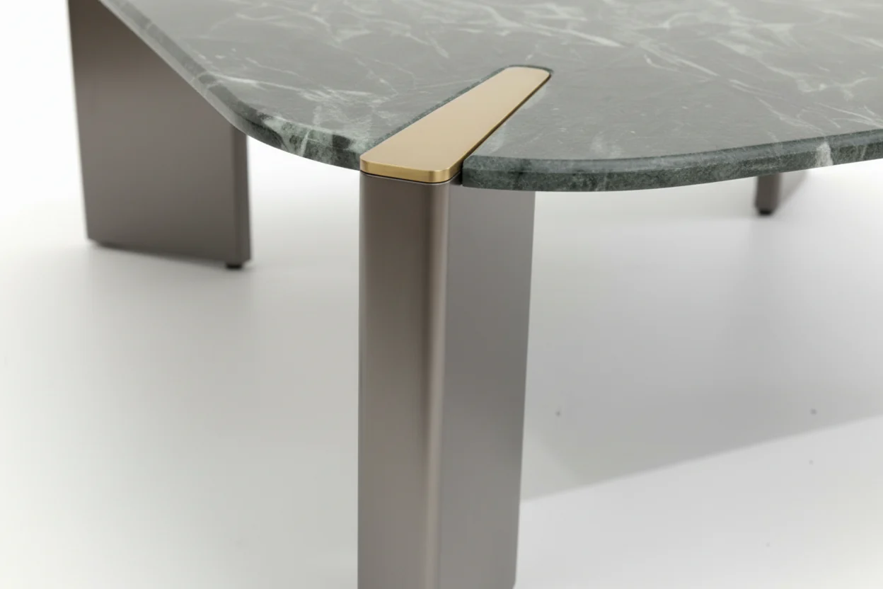 Verdant Marble Coffee & Side Table Set - Image 8