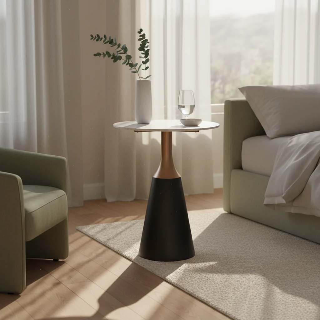Streatham Stone Round Counter Table - Image 3