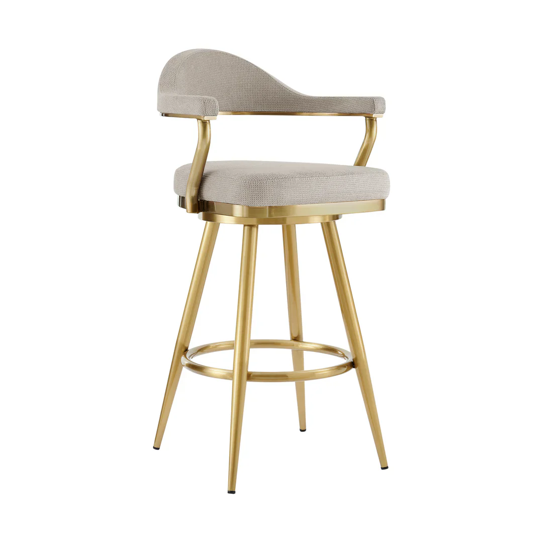 Summit Curve Swivel Bar Stool