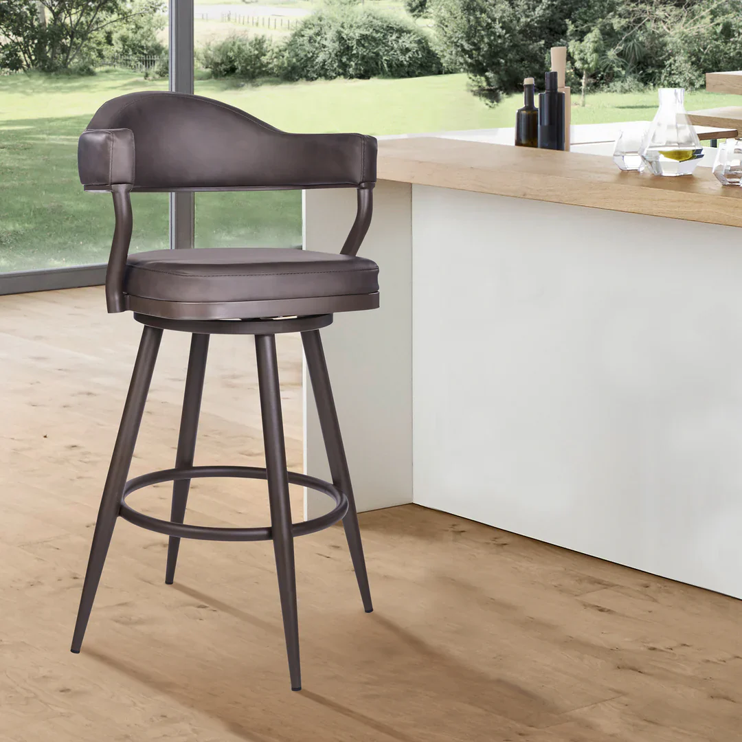 Summit Curve Swivel Bar Stool - Image 5
