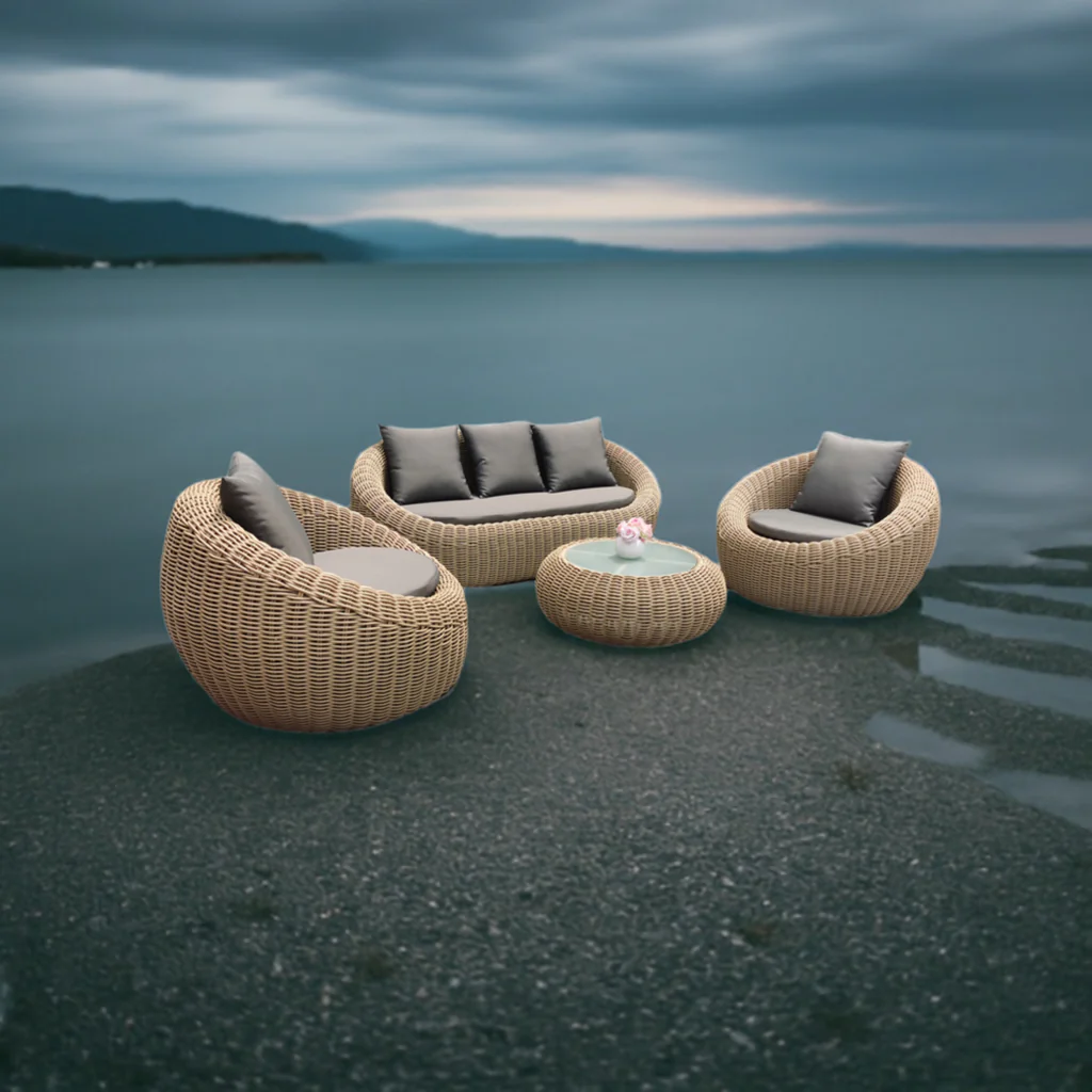 Sunset Bliss Modern Outdoor Sofa Set - Image 2
