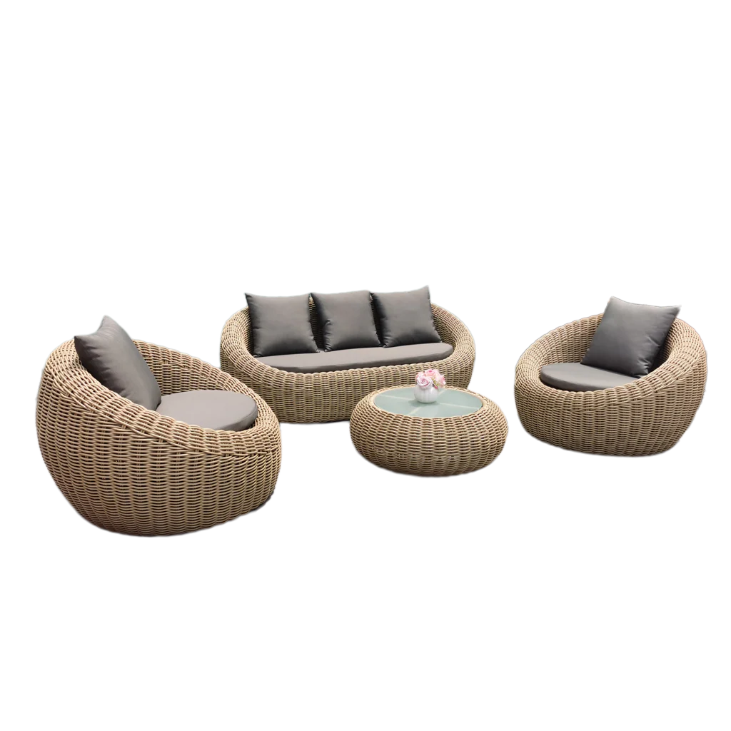 Sunset Bliss Modern Outdoor Sofa Set - Image 3