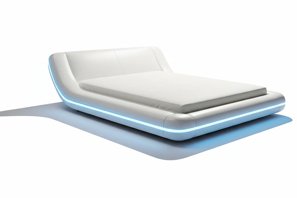Tavia Modern Minimalist Bed with LED Lights